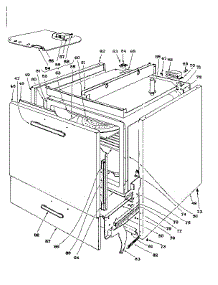 Body Section parts for Kenmore Range 101.916590 (101916590, 101 916590) from AppliancePartsPros.com