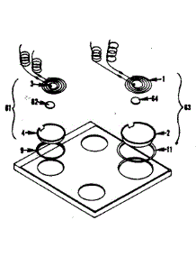 Main Top Section parts for Kenmore Range 119.922630 (119922630, 119 922630) from AppliancePartsPros.com