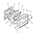 Lower Oven Door Section