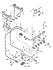 Burner Section parts for Kenmore Range 911.3638810 (9113638810, 911 3638810) from AppliancePartsPros.com
