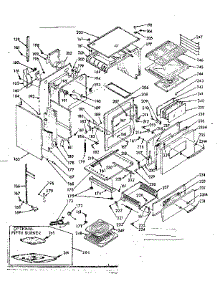 Body Section parts for Kenmore Range 103.7426740 (1037426740, 103 7426740) from AppliancePartsPros.com