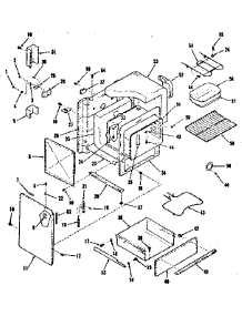 Body Section parts for Kenmore Range 911.6408411 (9116408411, 911 6408411) from AppliancePartsPros.com