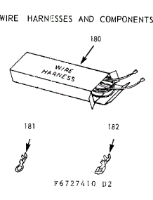 Wire Harnesses & Components parts for Kenmore Range 103.6727411 (1036727411, 103 6727411) from AppliancePartsPros.com