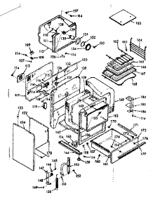 Body Section parts for Kenmore Range 103.9337221 (1039337221, 103 9337221) from AppliancePartsPros.com