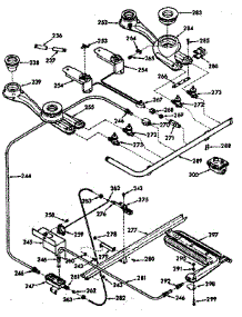 Burner Section parts for Kenmore Range 103.7267340 (1037267340, 103 7267340) from AppliancePartsPros.com