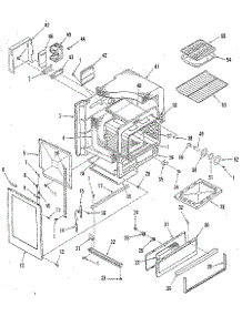 Lower Body Section parts for Kenmore Range 911.7898710 (9117898710, 911 7898710) from AppliancePartsPros.com