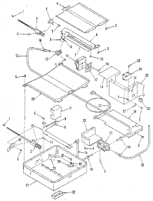 Broiler And Oven Burner Section parts for Kenmore Range 911.7898710 (9117898710, 911 7898710) from AppliancePartsPros.com