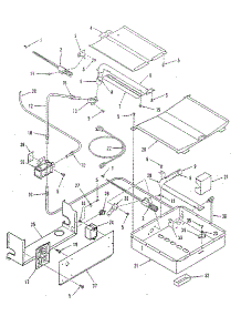 Broiler And Oven Burner Section parts for Kenmore Range 911.7398791 (9117398791, 911 7398791) from AppliancePartsPros.com