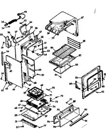 Body Section parts for Kenmore Range 103.7267310 (1037267310, 103 7267310) from AppliancePartsPros.com