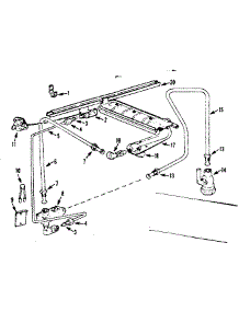 Burner Section parts for Kenmore Range 103.3056500 (1033056500, 103 3056500) from AppliancePartsPros.com