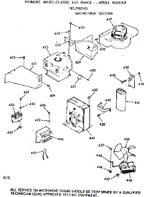 Magnetron Section parts for Kenmore Range 103.7907913 (1037907913, 103 7907913) from AppliancePartsPros.com