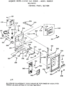 Control Panel Section parts for Kenmore Range 103.7907913 (1037907913, 103 7907913) from AppliancePartsPros.com