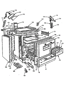 Body Section parts for Kenmore Range 103.744620 (103744620, 103 744620) from AppliancePartsPros.com
