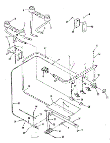 Burner Section parts for Kenmore Range 911.3628710 (9113628710, 911 3628710) from AppliancePartsPros.com
