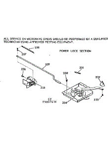 Power Lock Section parts for Kenmore Range 103.9897616 (1039897616, 103 9897616) from AppliancePartsPros.com