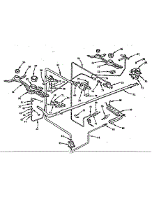 Burner Section parts for Kenmore Range 103.255060 (103255060, 103 255060) from AppliancePartsPros.com