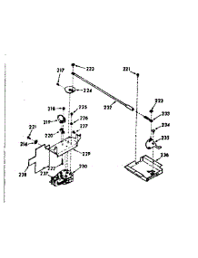 Power Lock Section parts for Kenmore Range 103.7857261 (1037857261, 103 7857261) from AppliancePartsPros.com
