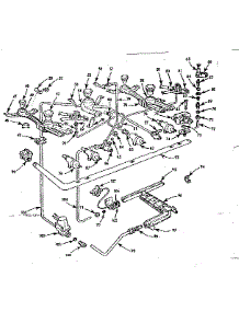 Burner Section parts for Kenmore Range 103.7786304 (1037786304, 103 7786304) from AppliancePartsPros.com