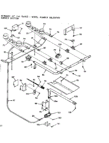 Burner Section parts for Kenmore Range 103.7287812 (1037287812, 103 7287812) from AppliancePartsPros.com