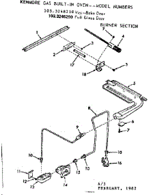 Burner Section parts for Kenmore Range 103.3248210 (1033248210, 103 3248210) from AppliancePartsPros.com
