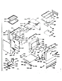 Lower Body Section parts for Kenmore Range 103.7747000 (1037747000, 103 7747000) from AppliancePartsPros.com