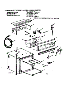Control Section parts for Kenmore Range 103.4035900 (1034035900, 103 4035900) from AppliancePartsPros.com