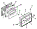 Oven Door Section-Models 911.6158510 & 911.6178510