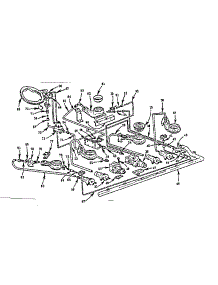 Burner Section parts for Kenmore Range 103.794610 (103794610, 103 794610) from AppliancePartsPros.com
