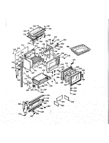 Upper Body Section parts for Kenmore Range 103.9857223 (1039857223, 103 9857223) from AppliancePartsPros.com