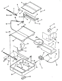 Broiler & Oven Burner Section parts for Kenmore Range 911.7388710 (9117388710, 911 7388710) from AppliancePartsPros.com