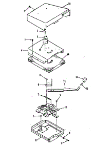 Power Lock Section parts for Kenmore Range 911.7388710 (9117388710, 911 7388710) from AppliancePartsPros.com