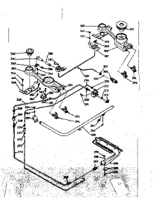 Burner Section parts for Kenmore Range 103.7316700 (1037316700, 103 7316700) from AppliancePartsPros.com