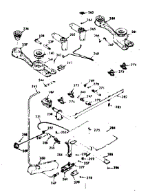 Burner Section parts for Kenmore Range 103.7277361 (1037277361, 103 7277361) from AppliancePartsPros.com