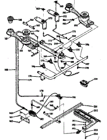 Burner Section parts for Kenmore Range 103.7427210 (1037427210, 103 7427210) from AppliancePartsPros.com