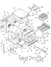 Lower Body Section parts for Kenmore Range 278.4298892 (2784298892, 278 4298892) from AppliancePartsPros.com