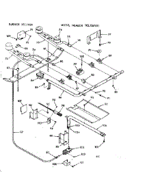 Burner Section parts for Kenmore Range 103.7267811 (1037267811, 103 7267811) from AppliancePartsPros.com
