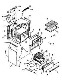 Body Section parts for Kenmore Range 911.7138610 (9117138610, 911 7138610) from AppliancePartsPros.com