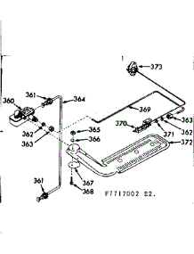 Upper Oven Burner Section parts for Kenmore Range 103.7717062 (1037717062, 103 7717062) from AppliancePartsPros.com