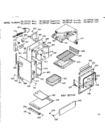 Body Section parts for Kenmore Range 103.7297421 (1037297421, 103 7297421) from AppliancePartsPros.com