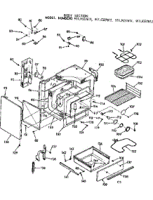 Body Section parts for Kenmore Range 911.9337811 (9119337811, 911 9337811) from AppliancePartsPros.com