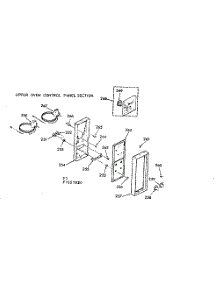 Upper Oven Control Panel Section parts for Kenmore Range 103.7857810 (1037857810, 103 7857810) from AppliancePartsPros.com