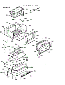 Upper Body Section parts for Kenmore Range 103.7857810 (1037857810, 103 7857810) from AppliancePartsPros.com