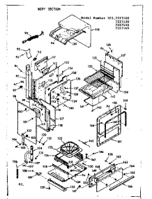 Body Section parts for Kenmore Range 103.7227100 (1037227100, 103 7227100) from AppliancePartsPros.com