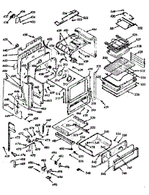 Lower Body Section parts for Kenmore Range 103.9957021 (1039957021, 103 9957021) from AppliancePartsPros.com