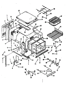Lower Body Section parts for Kenmore Range 278.4298890 (2784298890, 278 4298890) from AppliancePartsPros.com