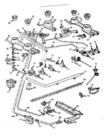 Burner parts for Kenmore Range 103.7445404 (1037445404, 103 7445404) from AppliancePartsPros.com