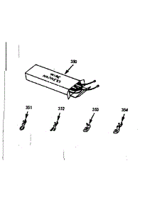 Wire Harness & Components & Opt. Equipt parts for Kenmore Range 103.9857243 (1039857243, 103 9857243) from AppliancePartsPros.com