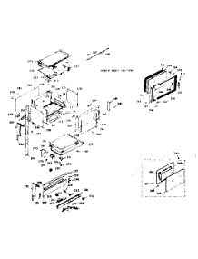 Upper Body Section parts for Kenmore Range 103.9747341 (1039747341, 103 9747341) from AppliancePartsPros.com