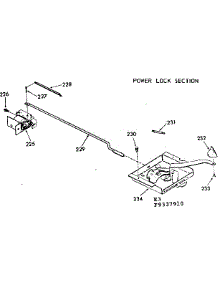 Power Lock Section parts for Kenmore Range 911.9337910 (9119337910, 911 9337910) from AppliancePartsPros.com