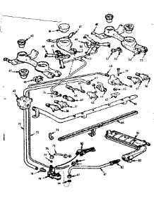 Burner Section parts for Kenmore Range 103.7384414 (1037384414, 103 7384414) from AppliancePartsPros.com
